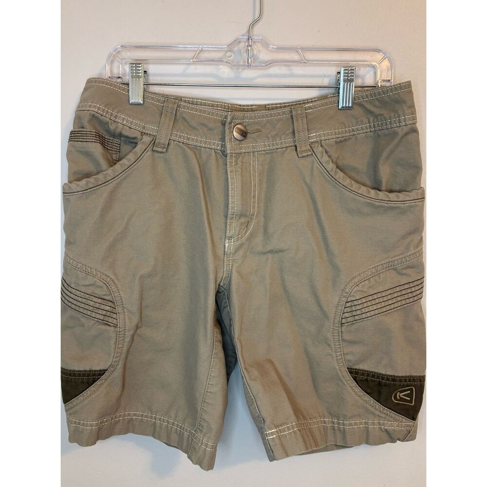 KEEN Hybrid Life Utility Cargo Hiking Shorts Tan Women’s Size 8 - Picture 1 of 16